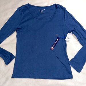 Architect Women's Navy‎ Long Sleeve Top
